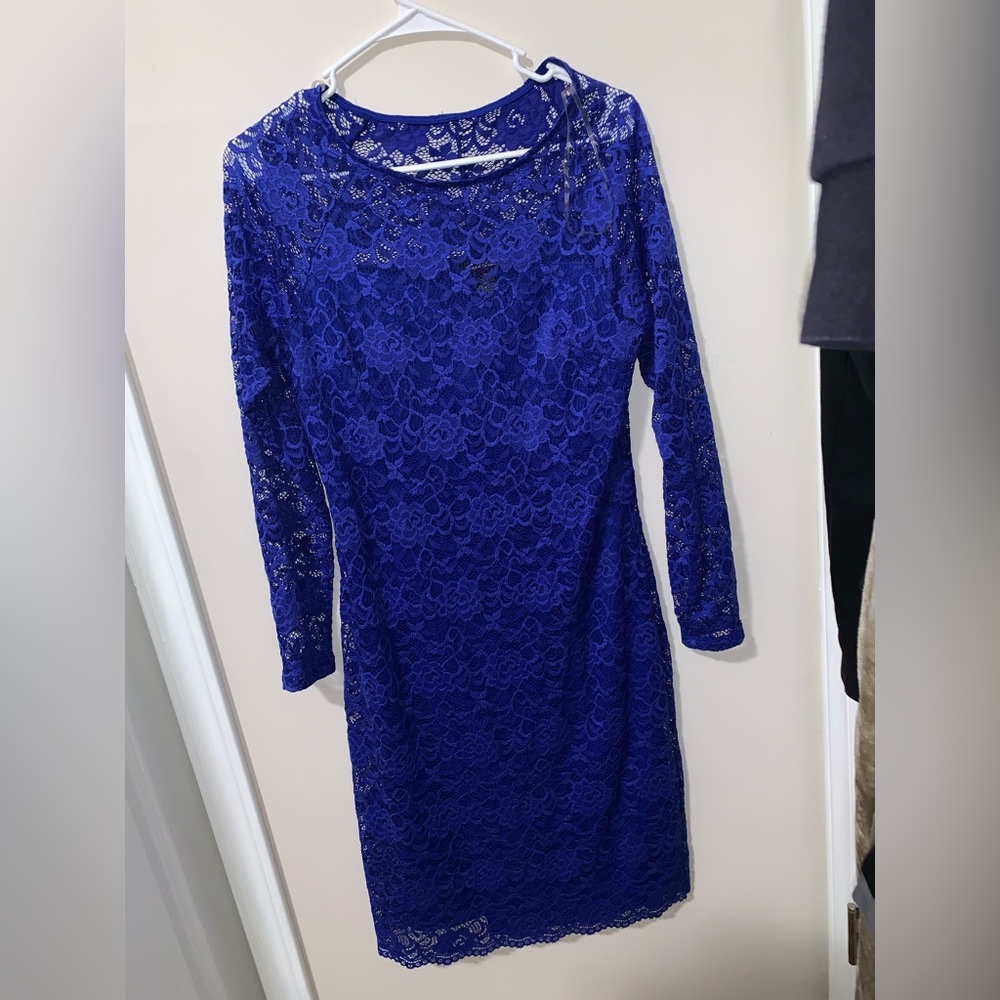 Blue dress